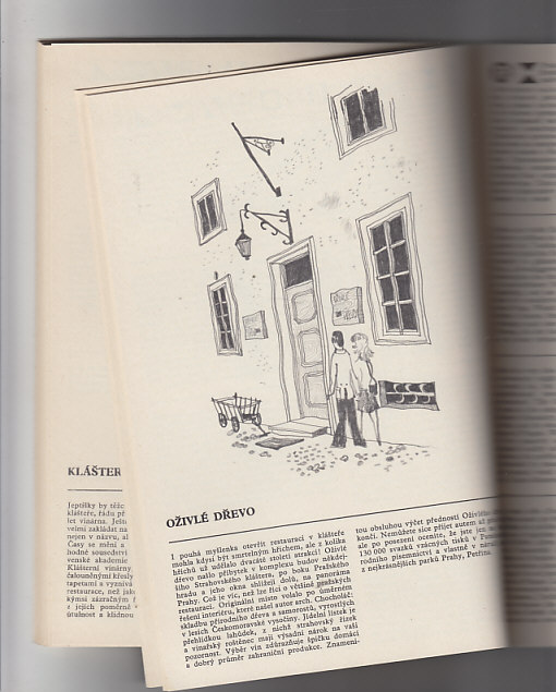 Praha 1977/8 - jídlo, pití, zábava