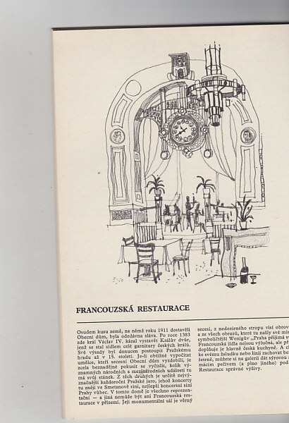 Praha 1977/8 - jídlo, pití, zábava