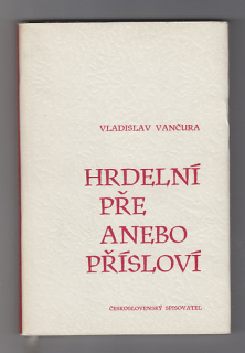 Hrdelní pře anebo přísloví