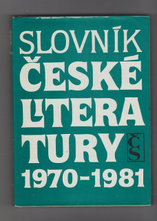 Slovník české literatury 1970-1981