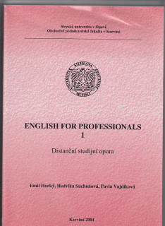 English for professionals 1 /distanční studijní opora