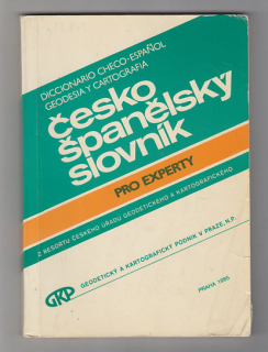 Česko španělský slovník / pro experty