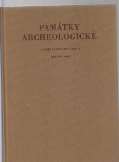 Památky archeologické / ročník LXXIII 1982 číslo 1