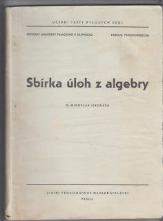 Sbírka úloh z algebry / skripta