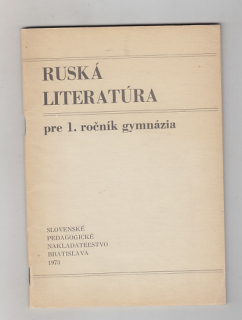 Ruská literatúra pre 1. ročník gymnázia