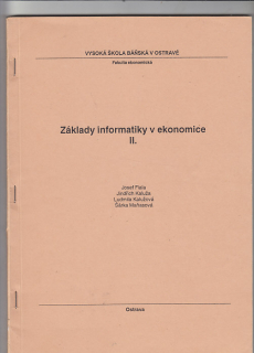 Základy informatiky v ekonomice