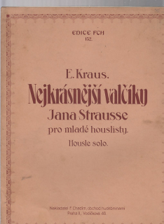 Nejkrásnější valčíky Jana Strausse pro mladé houslisty