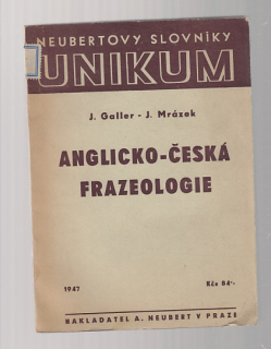 Anglicko - česká frazeologie