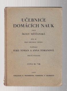 Učebnice domácích nauk pro školy měštanské