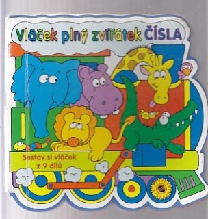Vláček plný zvířatek - čísla / lepolero