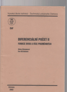 Diferenciální počet II / funkce dvou a více proměnných