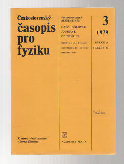 Československý časopis pro fyziku 3 /1979