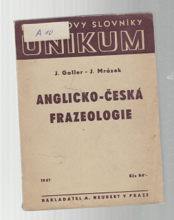 Anglicko - česká frazeologie