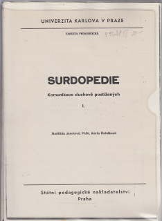 Surdopedie - komunikace sluchově postižených 1. skripta