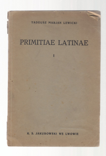 Primitiae latinae I