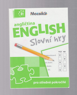 Angličtina english - slovní hry / pro středně pokročilé