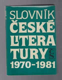 Slovník české literatury 1970 -1981