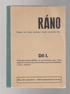 Ráno - čítanka pro druhý postupný ročník I.díl