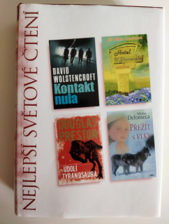 Nejlepší světové čtení: Kontakt nula; Hotel u Zlomeného srdce; Údolí tyranosaura; Přežít s vlky