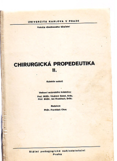 Chirurgická propedeutika II. - skripta