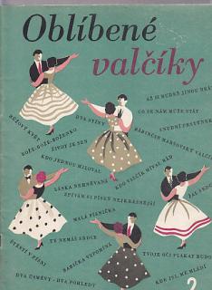 Oblíbené valčíky - noty