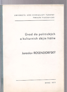 Úvod do politických a kkulturních dějin Itálie --skripta