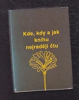 Kde, kdy a jak knihu nejraději čtu 
