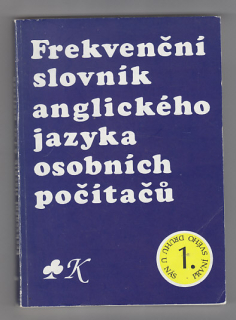Frekvenční slovník anglického jazyka osobních počítačů